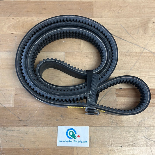 Milnor Drive Belt for Model 30022T6X.  Belt# 56VR075XB3