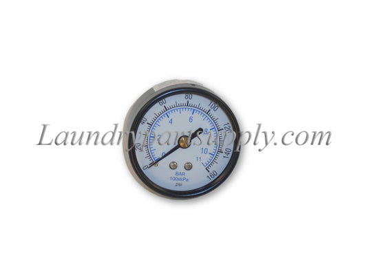 Pressure Gauge, 1/4" NPT, 160 PSI, 2"dia