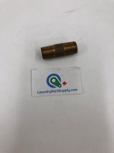 NPT NIP 1/4X1.5 TBE BRASS STUD