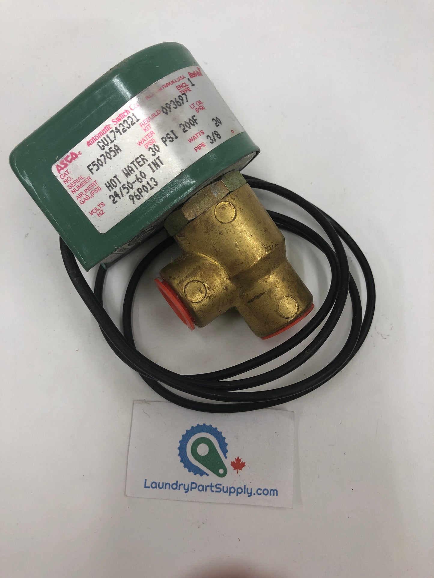 WATER VALVE, FOR SUPPLY INJECTOR,   3/8"