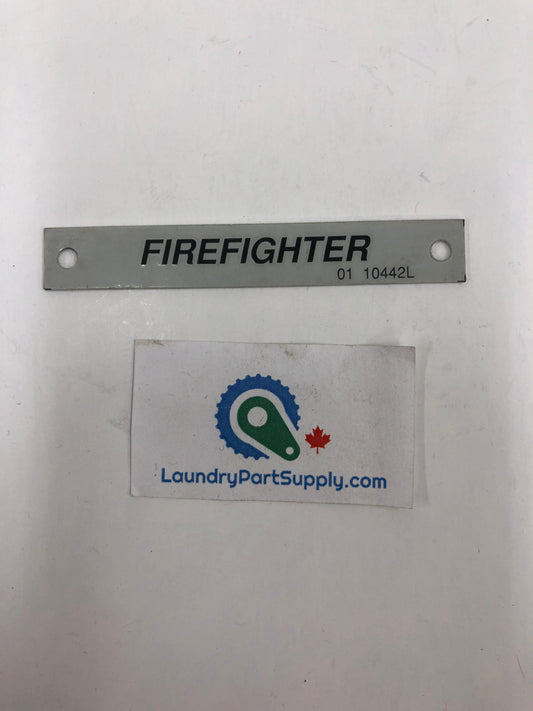 GENERAL NAMEPLATE - FIREFIGHTER